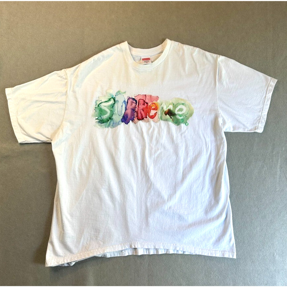 SS23 Supreme Watercolor T-Shirt White Size XL Supreme New York